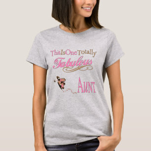 This Is One Totally Fabulous Aunt Pink T-Shirt