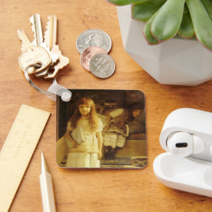 This is Our Corner by Sir Lawrence Alma Tadema Keychain