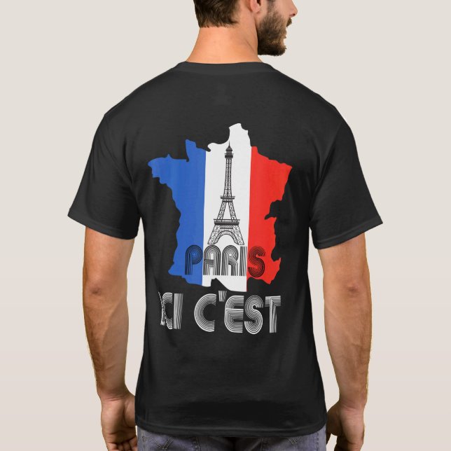 This Is Paris Ici Cest Paris Welcome 2024 To City  T-Shirt (Back)