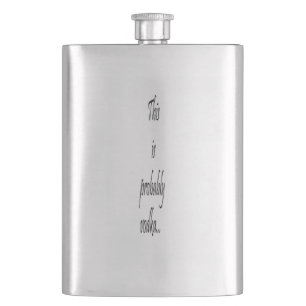 This is probably vodka flask
