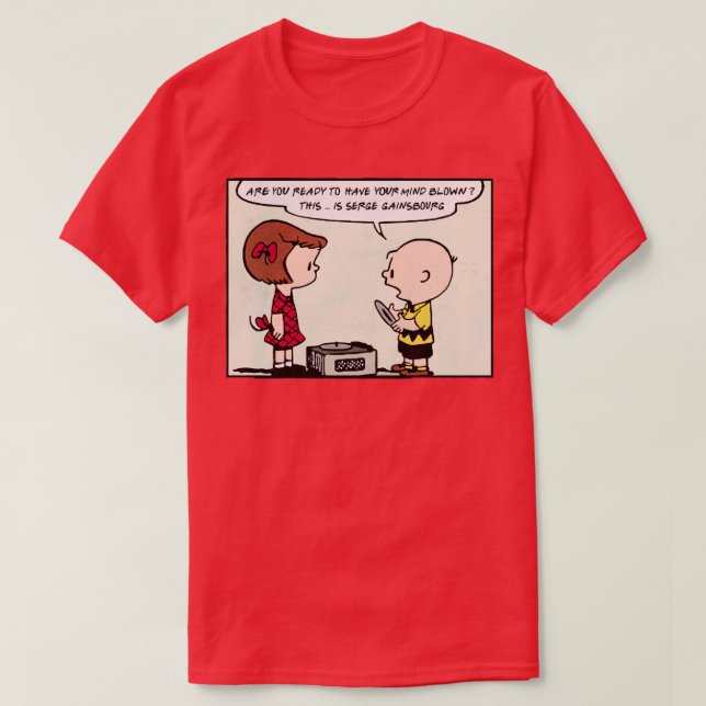 This Is Serge Gainsbourg Vinyl Collector Fan Desig T-Shirt (Design Front)