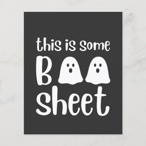 this is some boo sheet