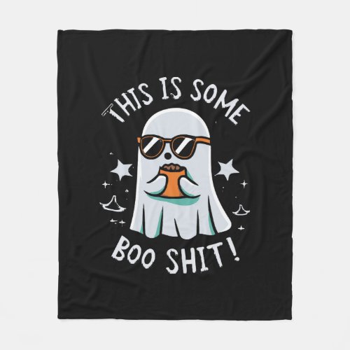 This is Some Boo Sheet Fleece Blanket