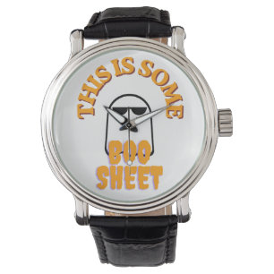 This Is Some Boo Sheet – Funny Halloween Ghost Pun Watch