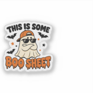 This Is Some Boo Sheet Ghost Fitness Design Sticker