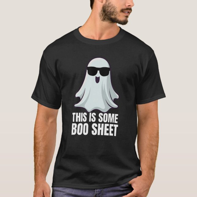This Is Some Boo Sheet Ghost Halloween Costume Men T-Shirt (Front)