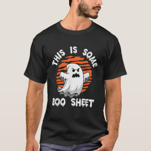 This Is Some Boo Sheet Ghost Retro Halloween Funny T-Shirt