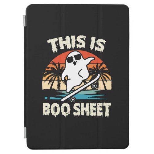 this is some boo sheet halloween ghost cute funny iPad air cover