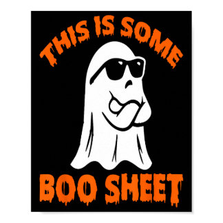 This Is Some Boo Sheet Halloween Ghost Fun For Men Poster