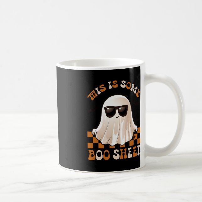 This Is Some Boo Sheet Halloween Ghost Funny Gifts Coffee Mug (Right)