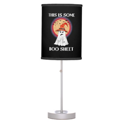 This Is Some Boo Sheet Halloween Ghost Funny Table Lamp