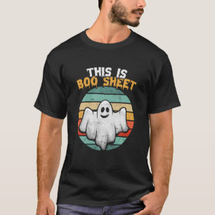 This Is Some Boo Sheet Halloween Ghost Funny Vinta T-Shirt