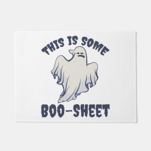 This is some Boo Sheet Sassy Ghost  Doormat