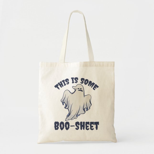 This is some Boo Sheet Sassy Ghost  Tote Bag (Front)
