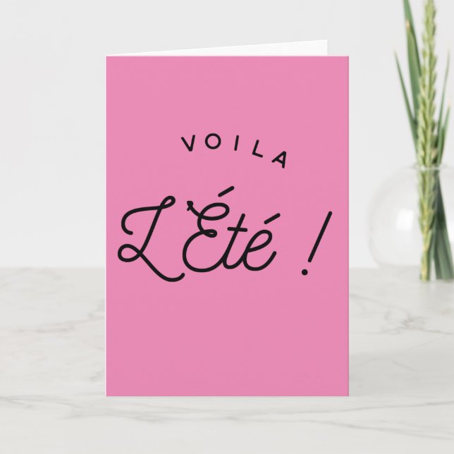 this is summer card (Front)