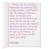 This is the Day! Cards (Inside (Right))