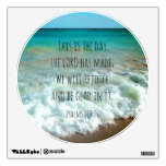 This is the Day Christian Bible Beach Watercolor Wall Sticker