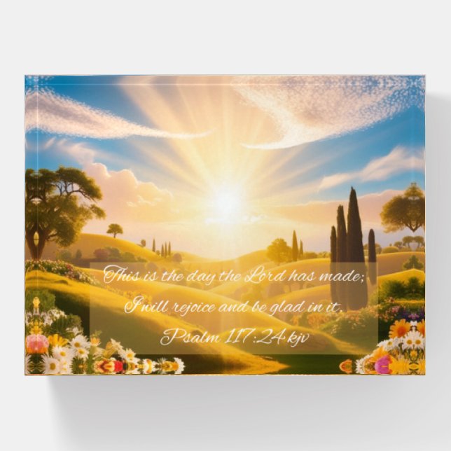 This is the Day Paper Weight (Front)