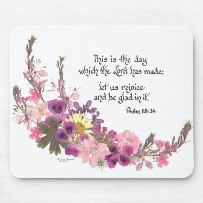 This is the day, Psalm 11824 Mouse Pad