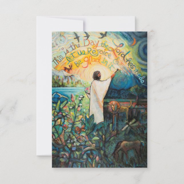 This is the Day, Psalm 118 prayer card (Front)