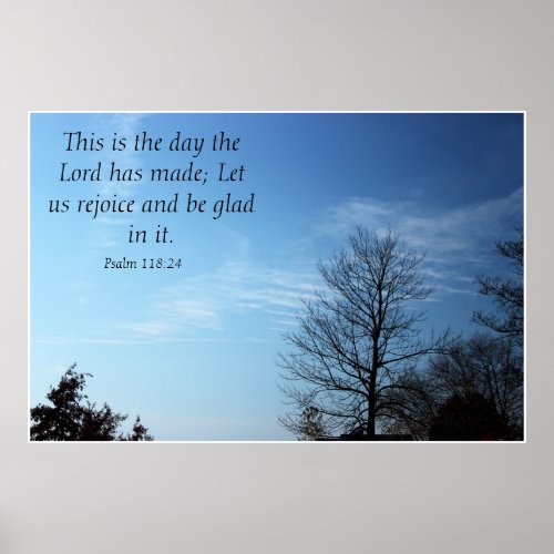 This is the Day Scripture Poster