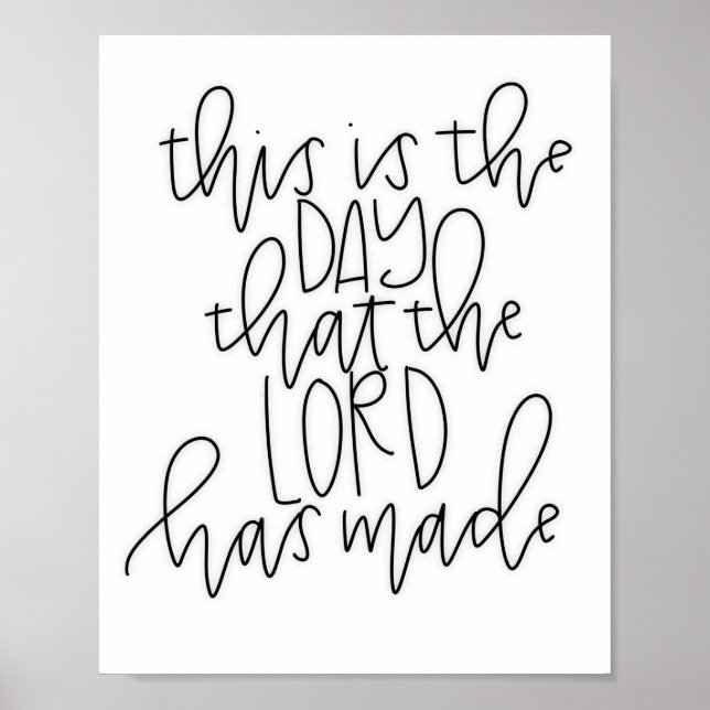 This Is The Day That The Lord Has Made - Poster (Front)