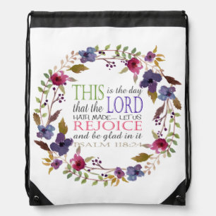 This is the Day that the Lord Hath Made Drawstring Bag