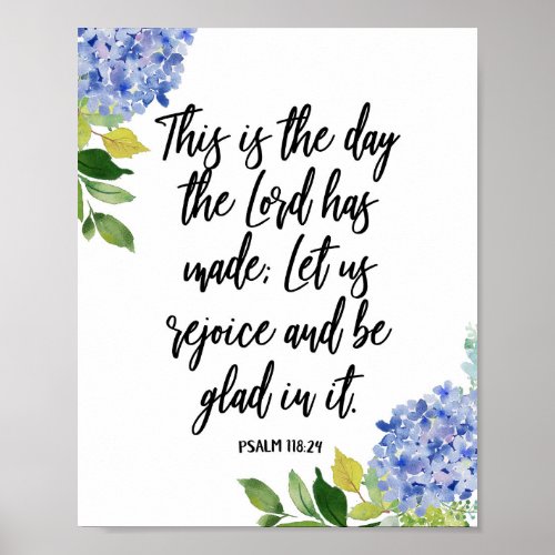 This is The Day The Lord Christian Scripture Print