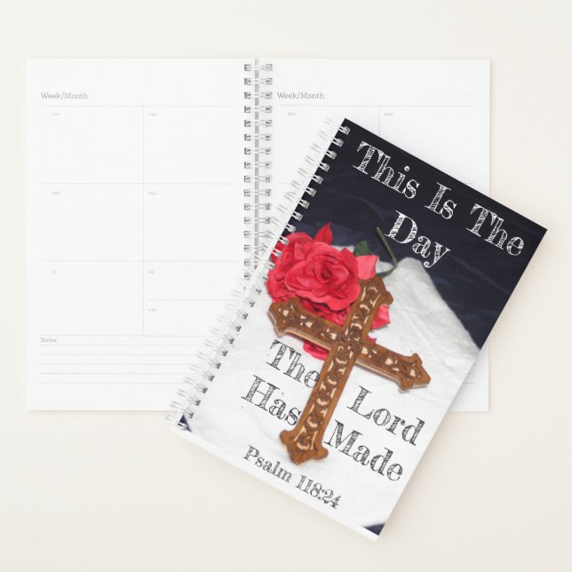 This Is The Day the Lord Has Made Cross Faith Planner (Display)