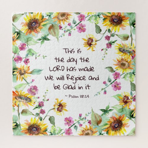 This is the Day the Lord has Made Psalm 11824 Jigsaw Puzzle