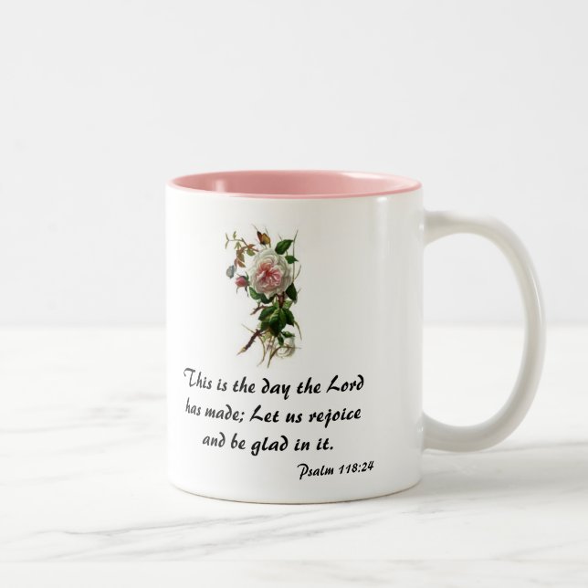 This is the day the Lord has made... Two-Tone Coffee Mug (Right)