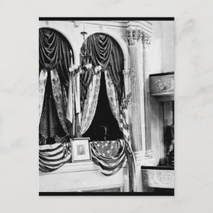 This is the private box in Ford's Theatre, Washing Postcard