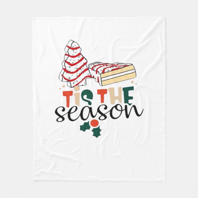 This Is The Season Christmas Fleece Blanket (Front)