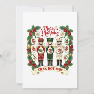 This Is The Season For Crak Dot Bam Mahjong Xmas Note Card