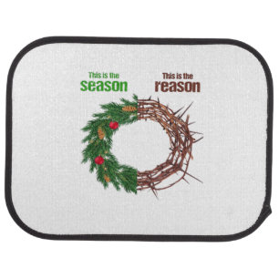 This Is The Season This Is The Christian Christmas Car Floor Mat