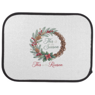 This Is The Season This Is The Christian Christmas Car Floor Mat