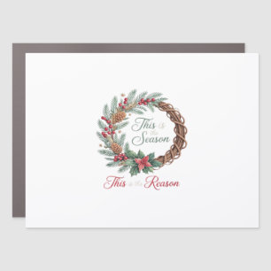 This Is The Season This Is The Christian Christmas Car Magnet
