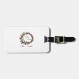 This Is The Season This Is The Christian Christmas Luggage Tag