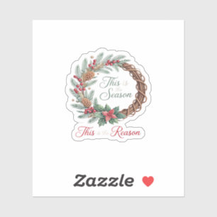 This Is The Season This Is The Christian Christmas Sticker