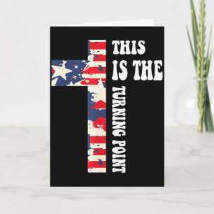 This Is The Turning Point Christian Design  Card