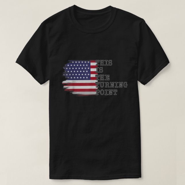 This Is the Turning Point USA Flag Tee (Design Front)