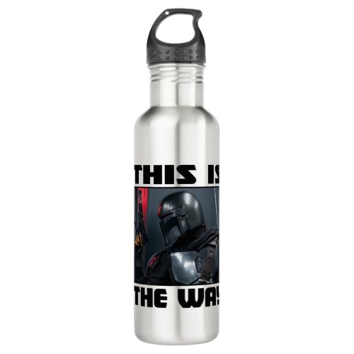 This Is The Way _ Mandalorian Profile Stainless Steel Water Bottle