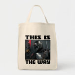 This Is The Way - Mandalorian Profile Tote Bag