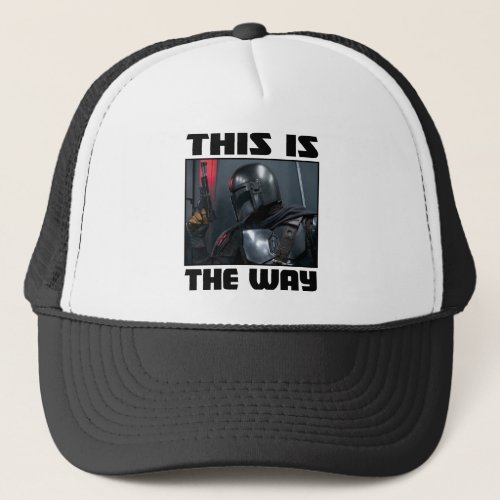 This Is The Way _ Mandalorian Profile Trucker Hat