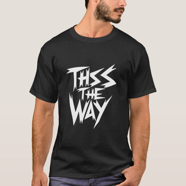 This is the way sci-fi movie t-shirt (Front)