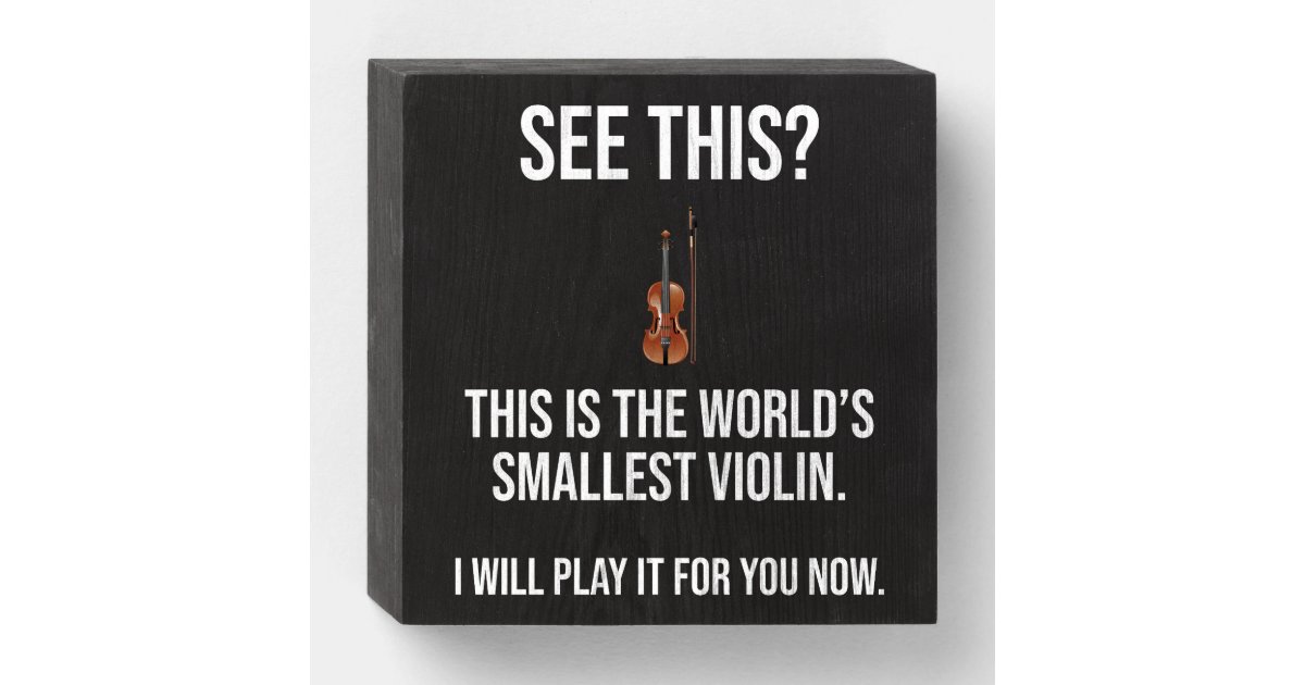 World's Tiniest Violin