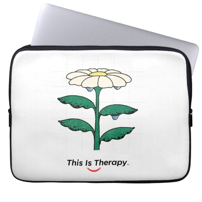 THIS IS THERAPY Laptop Sleeve (Front)