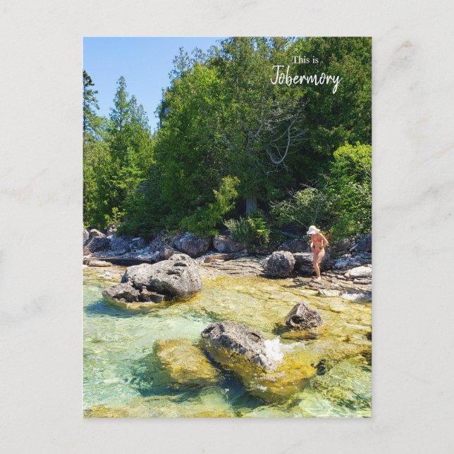 This is Tobermory- Ontario, Canada  Postcard (Front)