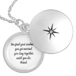 This Is Us Quote Locket Necklace at Zazzle