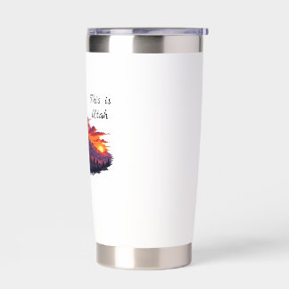 This is Utah Mug Insulated Tumbler